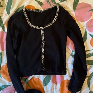 Brandy Melville cheetah shirt